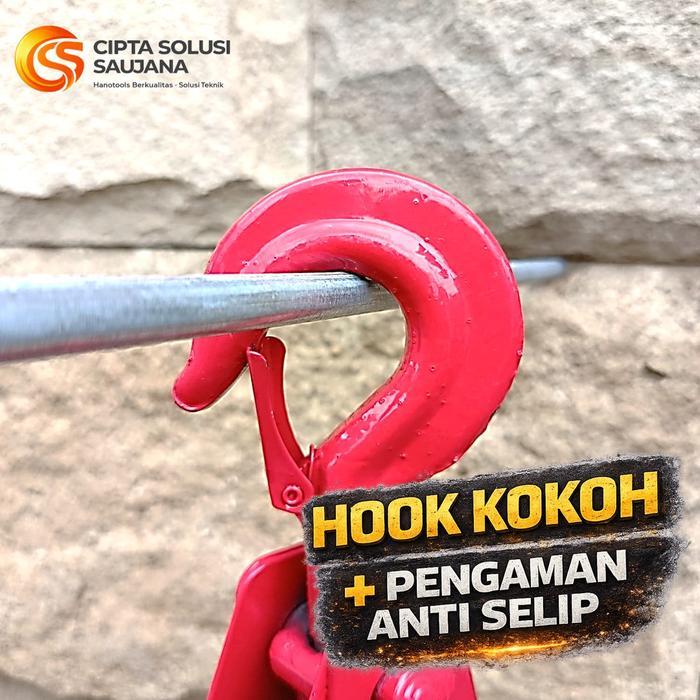 Promo 1 Ton Katrol Bangunan Besi Heavy Duty 1 Ton Katrol Derek Manual Kuat Untuk Angkat Timba Cor