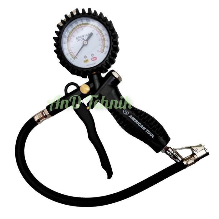 American Tool Tire Inflator Gun 3 Fungsi Ukuran Angin Pressure Gauge