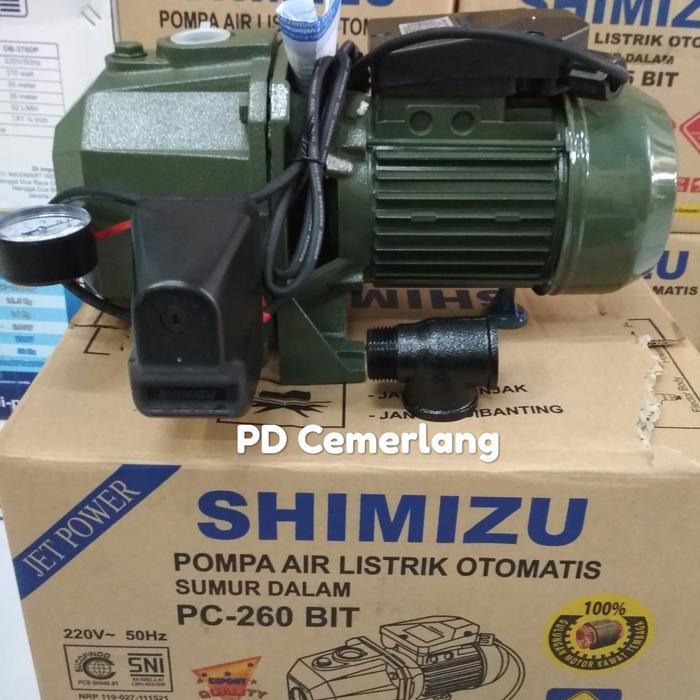 Pompa air jetpump Shimizu pc 260 tanpa tabung mata jet 30 meter