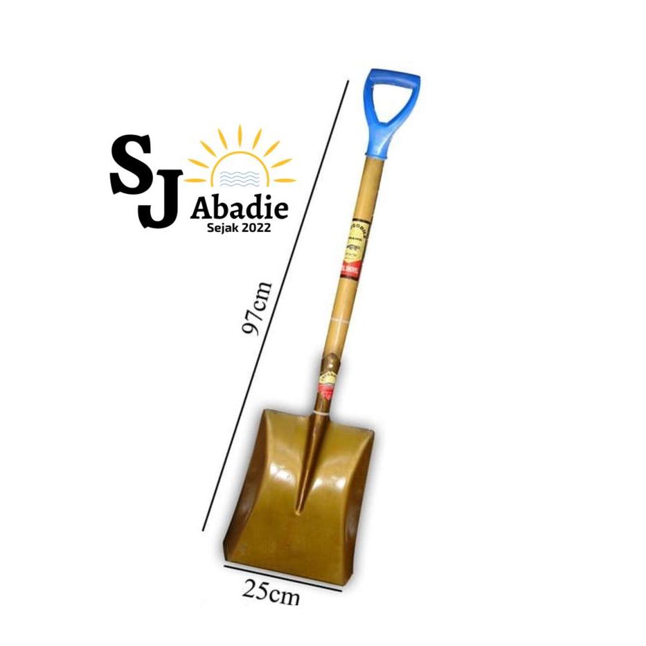 (12 PCS) Sekop Shovel Taman Kayu CROCODILE