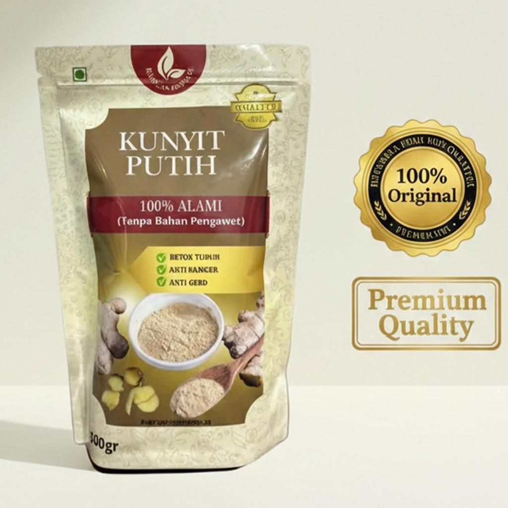 Kunyit Putih Bubuk 500gram Asli Ramuan Doeloe | Serbuk Kunyit Putih Asli
