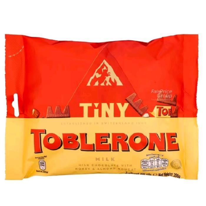 Toblerone Tiny Milk Chocolate Singapore 25 Pcs Cokelat Coklat Toblerone Mini Share Pack Sharespack