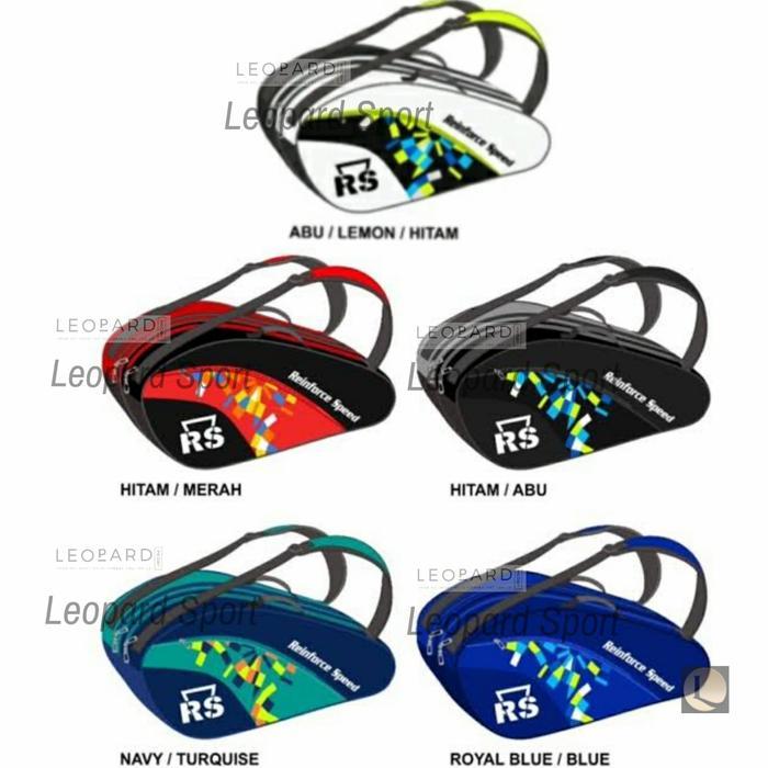 TerbaruBest Seller Tas Raket Badminton Rs Bt6 Player 20Af Navy Turquois / Tas Badminton