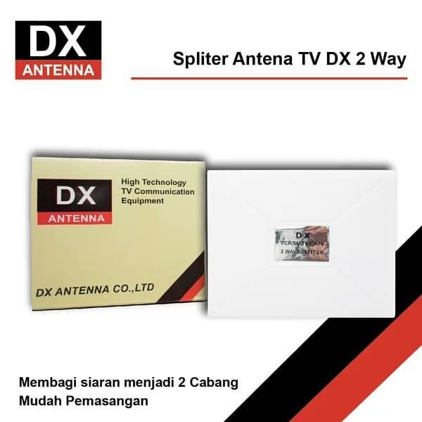 "New" Pembagi Antena TV/ Spliter Splitter Antena TV DX 2 TV Way