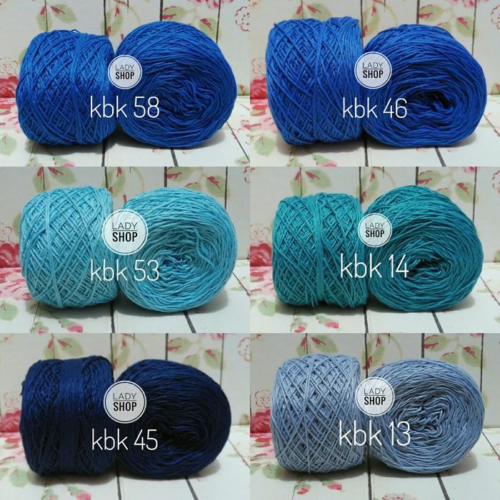 "New" Benang Rajut Katun Bali Small Ply Halus Lembut Mengkilap