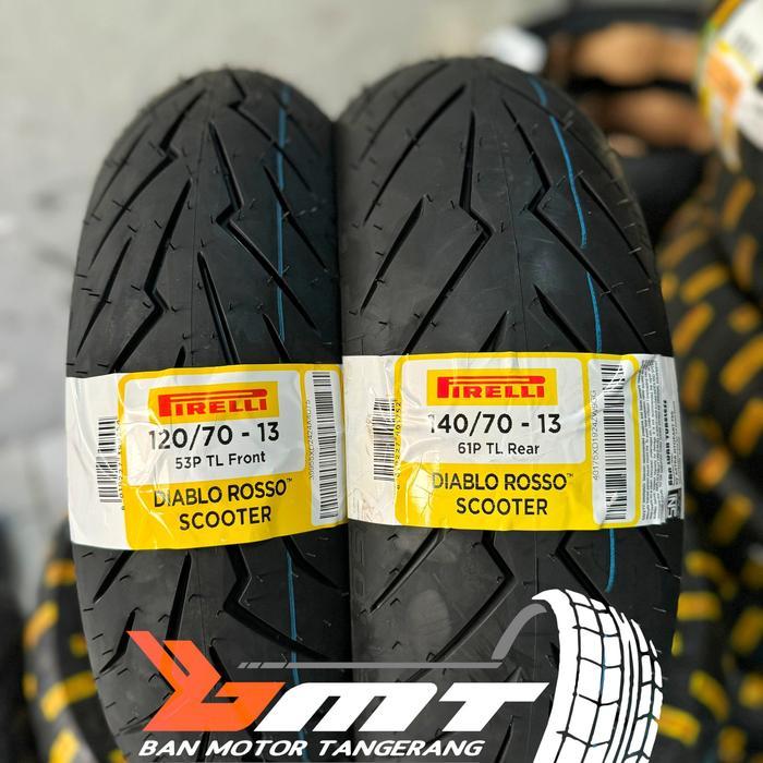 Pirelli Diablo Rosso Scooter 120/70-13 & 140/70-13 For Nmax