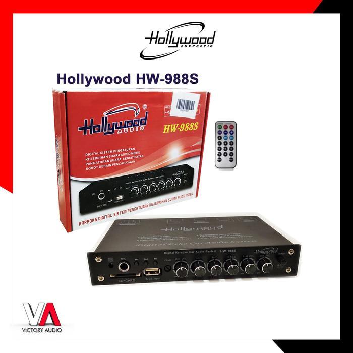 Pre Amp Parametric Hollywood Audio HW-988S Parametrik USB SD Karaoke