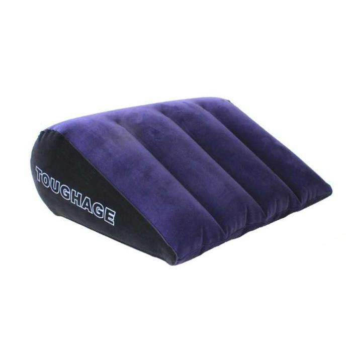 Bantal Bentuk Segitiga Tidur Olahraga Tiup Pompa Waterproof Serbaguna