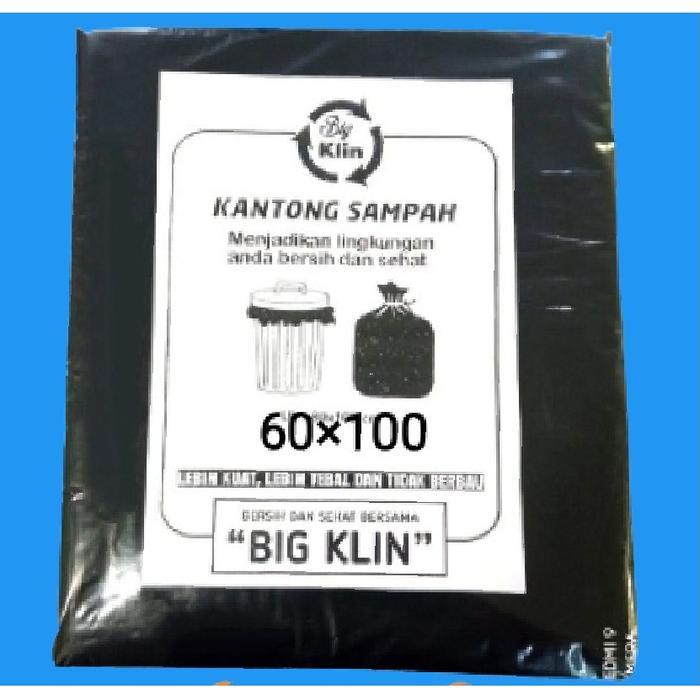 Kantong Sampah Plastik Hitam 60X100 Cm Hdpe 40 Micron Isi 36 Pcs