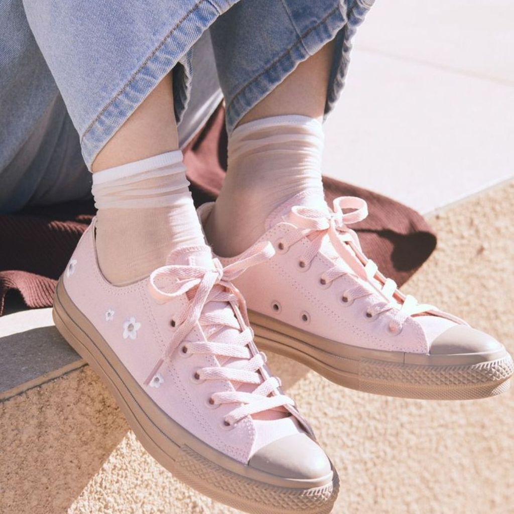 [PO] Converse x Earth Music & Ecology All FLW OX Pink Limited Japan Original POTJ [WAJIB TANYAKAN ST