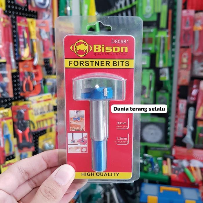 Mata Bor Forstner BISON Kecil 15 mm sampai Besar 50 mm - Bor Kayu 16 20 22 mm Bor Bulat Bor Engsel