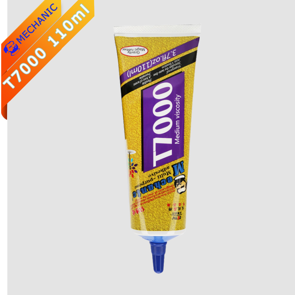 Lem Mekanik T7000 110ML Perbaikan Layar Hitam DIY Mengeluarkan Layar Air Memiringkan Bingkai Tengah 