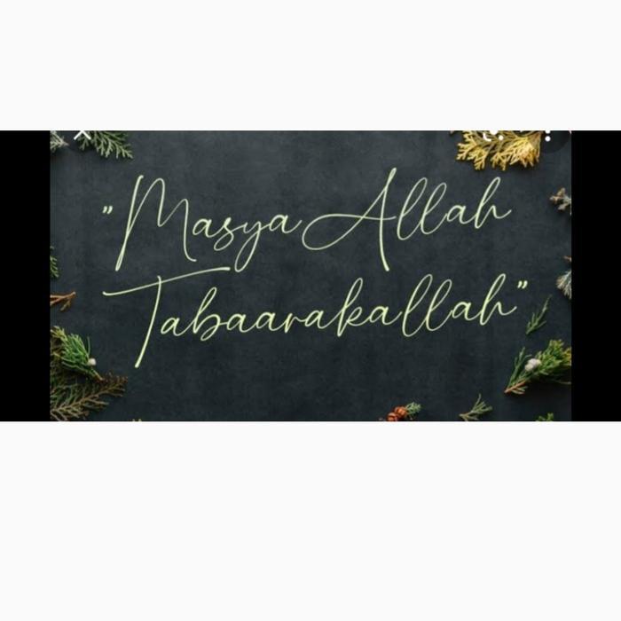 sticker Masyaallah tabarakallah Kaca Mobil Kaligrafi Stiker Keren