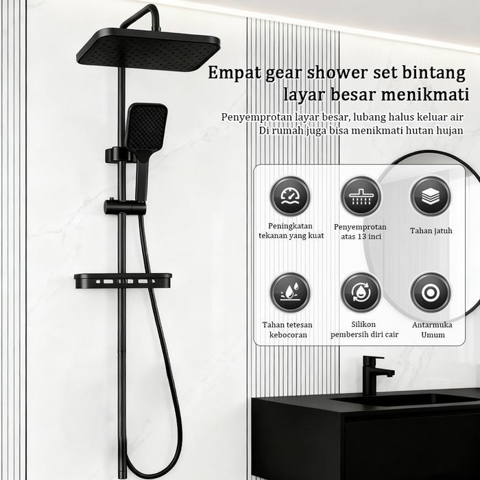 Grohe Sanitary - Shower Set Paket Lengkap Shower Kotak/Stainless Shower Dan Kamar Mandi Rain Shower