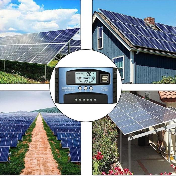 50A Solar Charger Controller MPPT 12V 24V Solar Controller