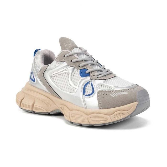 Aerostreet - Sneakers Gravix Sepatu Pria Kasual Sports Running Abu & Hitam - E33