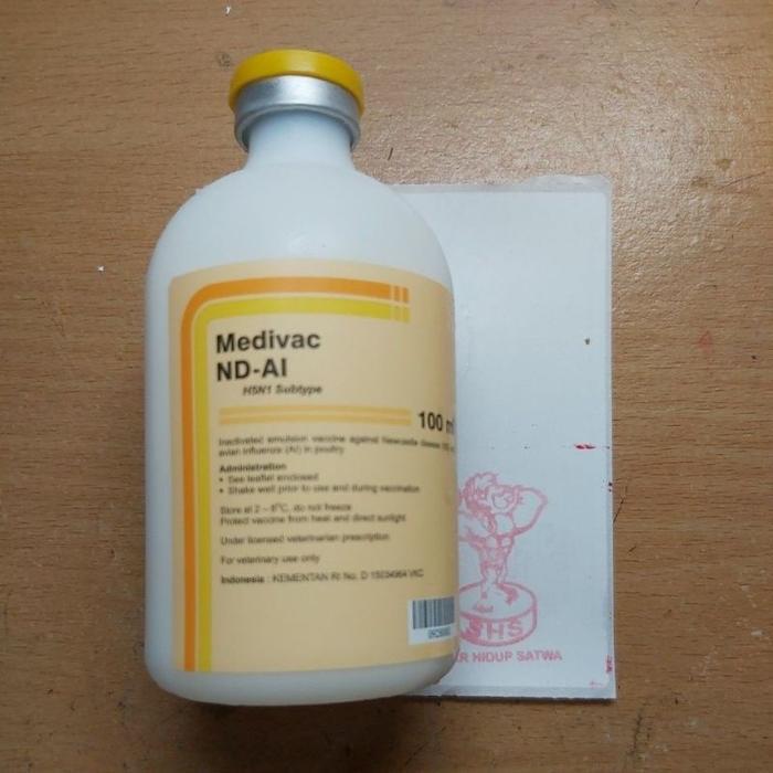 Vaksin Medivac ND-AI Flu Burung untuk hewan