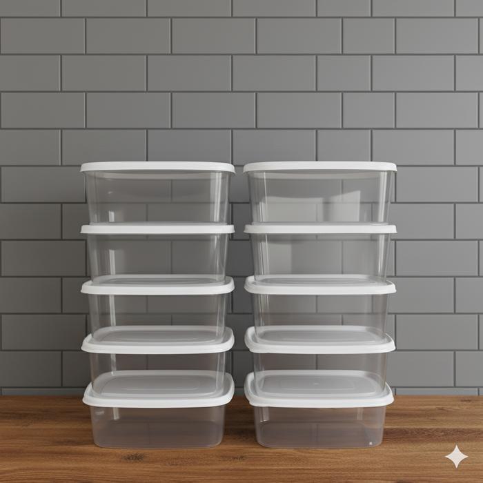 Calista Toples Set 6 pcs Food Container Calista Rumoi Toples Kulkas Wadah Sayur Bebas BPA BPA Free