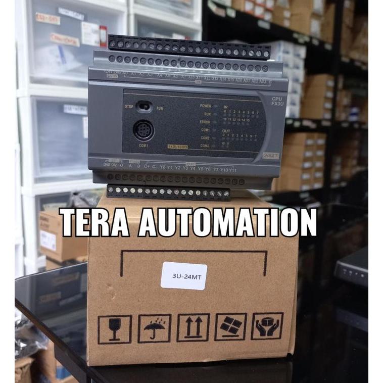 Plc Fx3U 24Mr Fx3U-24Mt Rs232 Rs485 24Vdc Plc