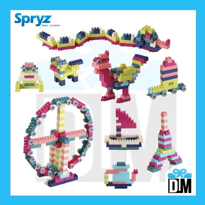 LEGO SET TAS KARDUS SUSUN PAKET BUILDER MINI PETIT BLOCK BALOK SPRYZ