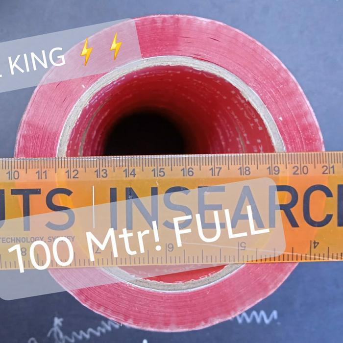 "New" Isolasi Lakban Fragile Merah JANGAN DIBANTING 90yd KirimKilat Surabaya