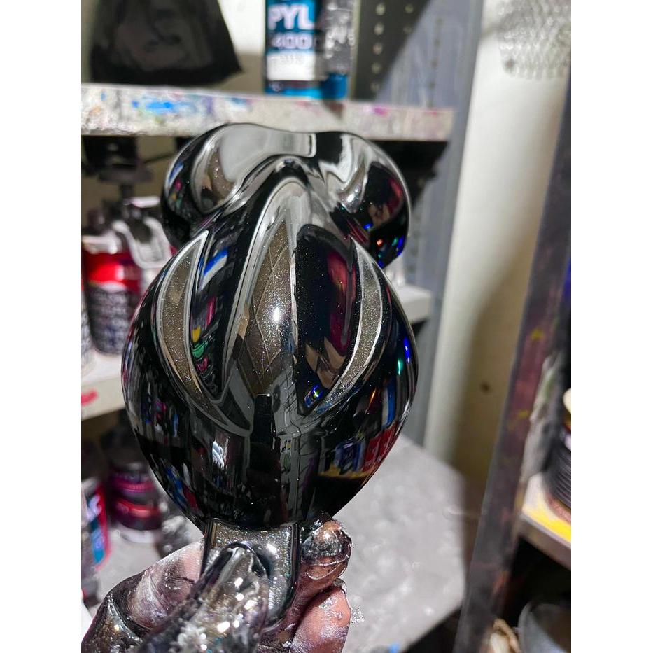 Cat Hitam Metalik Pu/Black Mica Pu/Hitam Metalik Pearl Pu 500Ml Co