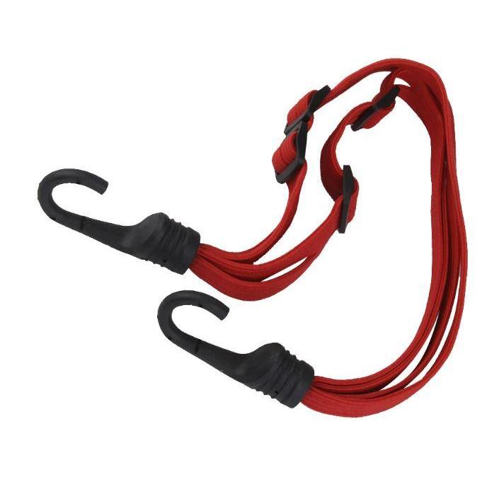 TALI PENGIKAT HELM MOTOR - TALI HELM- TALI BAGASI 2 HOOK 65CM