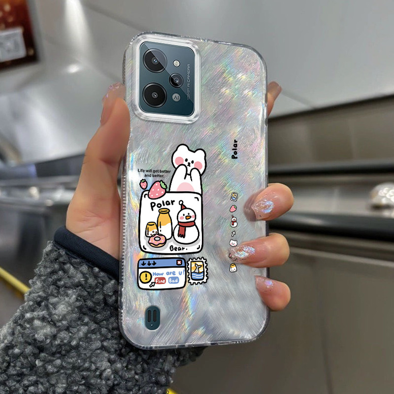 Casing Hp Untuk Realme C31 Case Casing HP Softcase ponsel silikon tahan jatuh transparan camlet Kasi