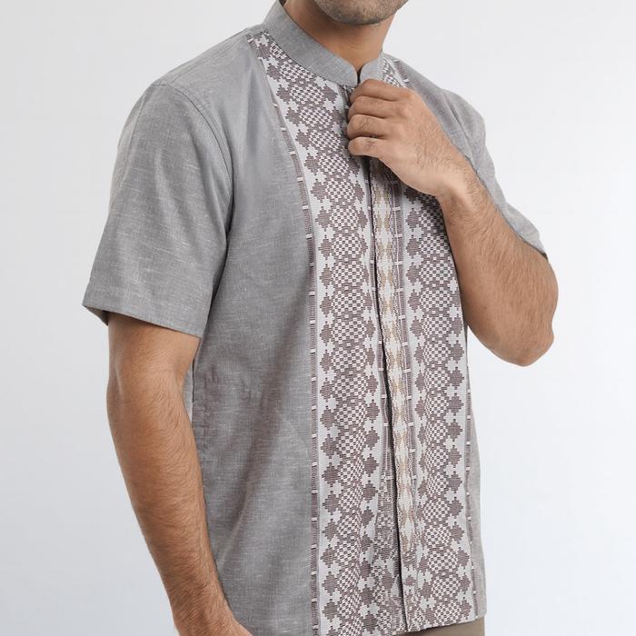 Platini Kemeja Koko Pria Lengan Pendek Katun 931425