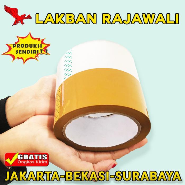 Lakban Isolasi Bening Coklat 45mm 48mm 80 yard 90 yard 100 yard