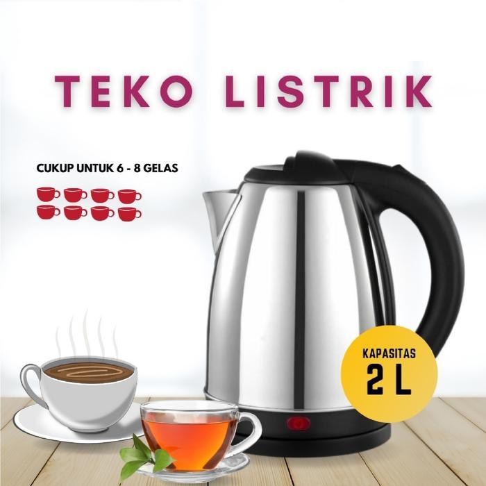 Philips - Teko Listrik Multifungsi Myvo 2 Liter Ketel Listrik / Teko Pemanas Air Minuman /Stainless