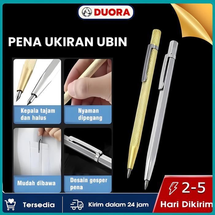 Terlaris [Duora] 6Pcs Magic Pen Pena Engraving Carbide Scriber For Glass Metal Alat Potong Ukir
