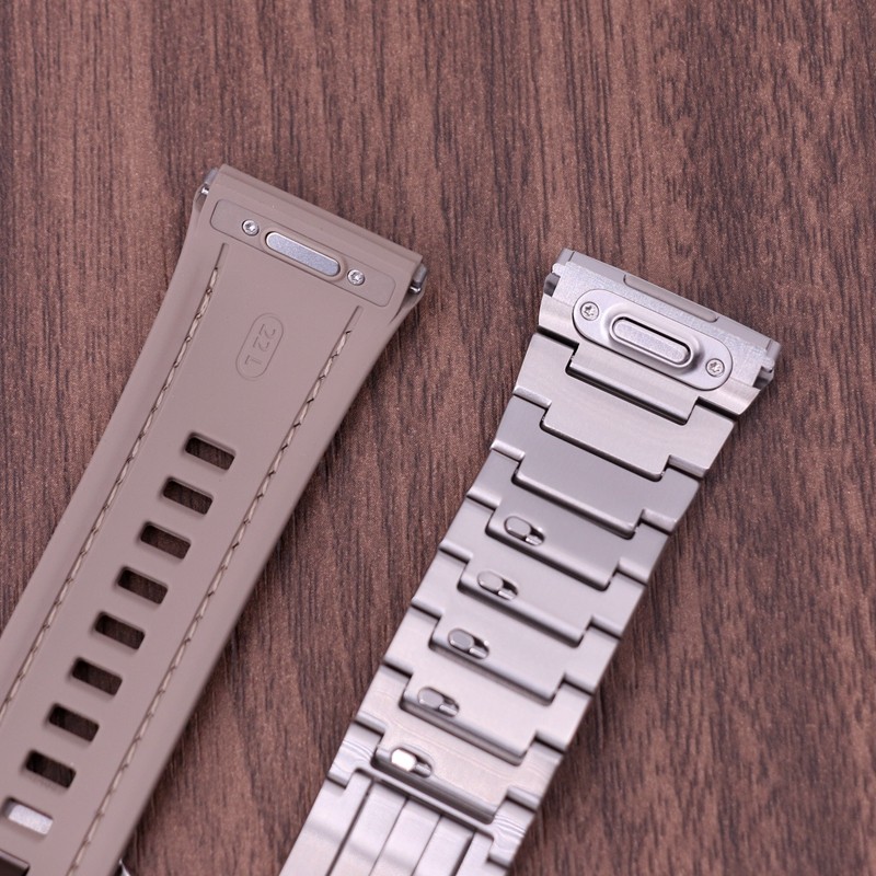 Original HUAWEI WATCH GT6 Pro Brown Nylon and Fluoroelastomer Composite Strap GT 6 pro Titanium