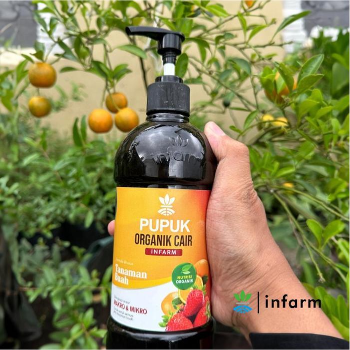 INFARM - Pupuk Organik Cair Pelebat Buah Original, Kalium Nutrisi Tanaman Anti Rontok Bunga Vitamin