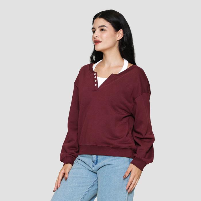 Promo Nevada French Reg W/ Tanktop Sweater Wanita 122691017