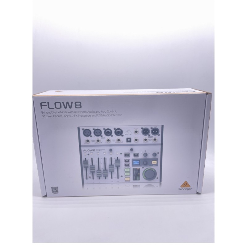 BEHRINGER FLOW 8 8-input digital mixer 2 FX processors and USB/audio interface with bluetooth audio