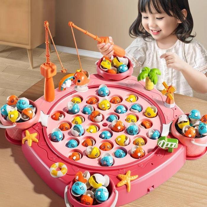 Mainan Pancingan ikan Set Lengkap Mainan Anak Maina Pancing ikan Mainan Anak Perempuan