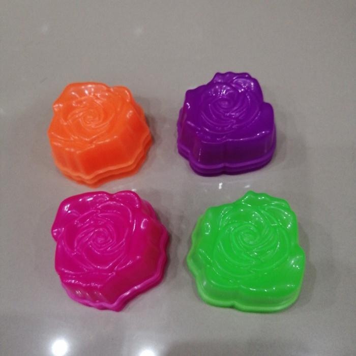 Cetakan Puding Mini Mawar Isi 12Pcs Co