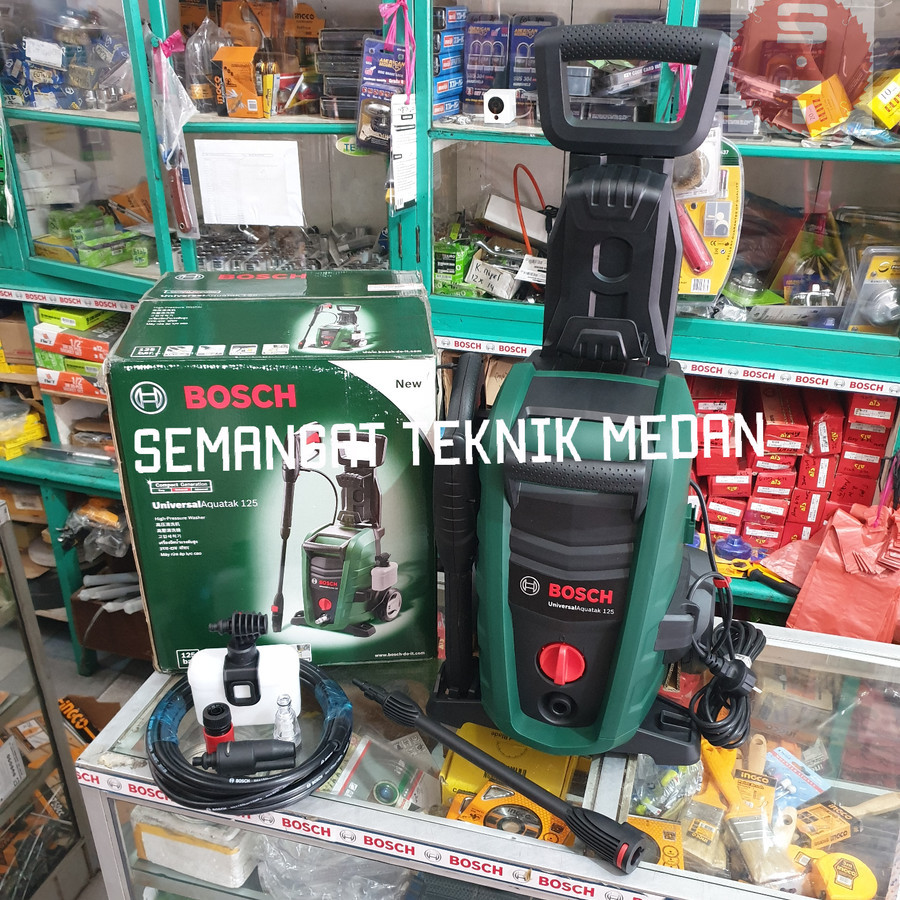 MESIN STEAM CUCI MOBIL MOTOR JET CLEANER UNIVERSAL AQUATAK 125 BOSCH