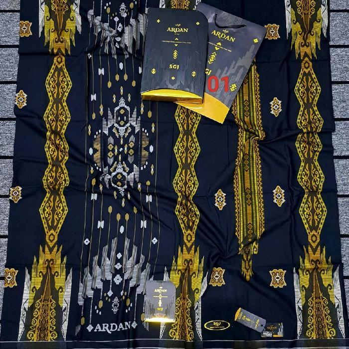 sarung ardan sgj kualitas gold motif songket