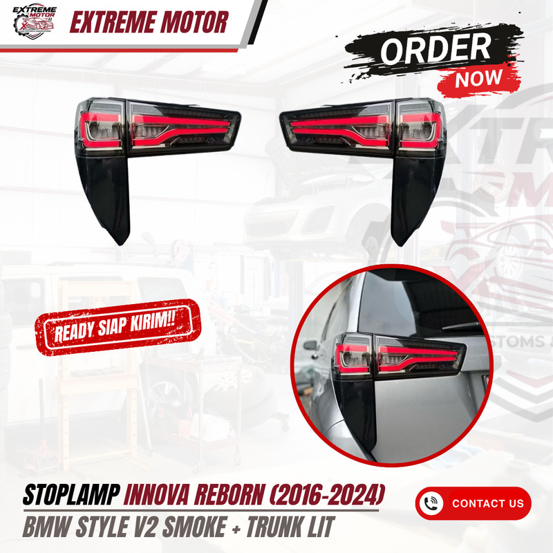 Stoplamp innova reborn lampu Innova reborn BMW V2 style aftermarket sein running variasi mobil innov