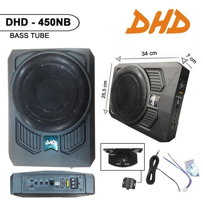 Ready Subwoofer Slim Basstube - Basstube Kolong 10 Inch DHD-450NB