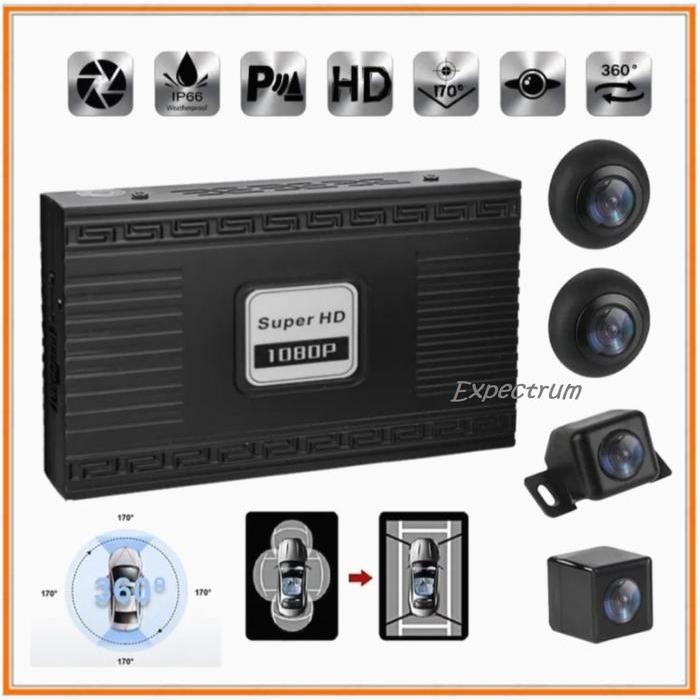 Ready Birdview Camera 3D 360 Parking Sensor Kamera parkir 360 3D