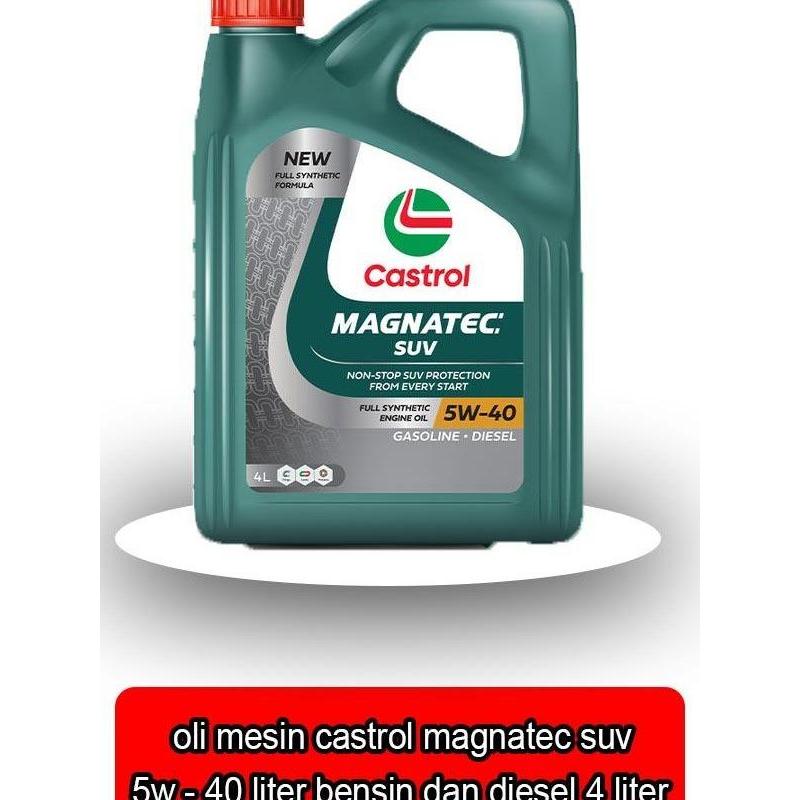 OLI MESIN MOBIL CASTROL MAGNATEC SUV 5W-40 5W40 4 LITER - 67696 -