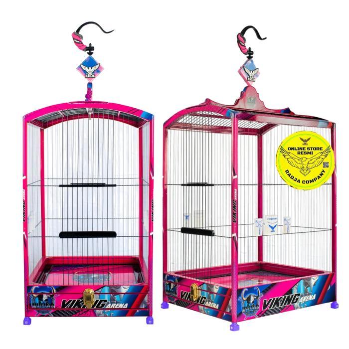 SANGKAR RADJA KOTAK VIKING ARENA RUJI SENAR DECAL SANGKAR KOTAK KENARI