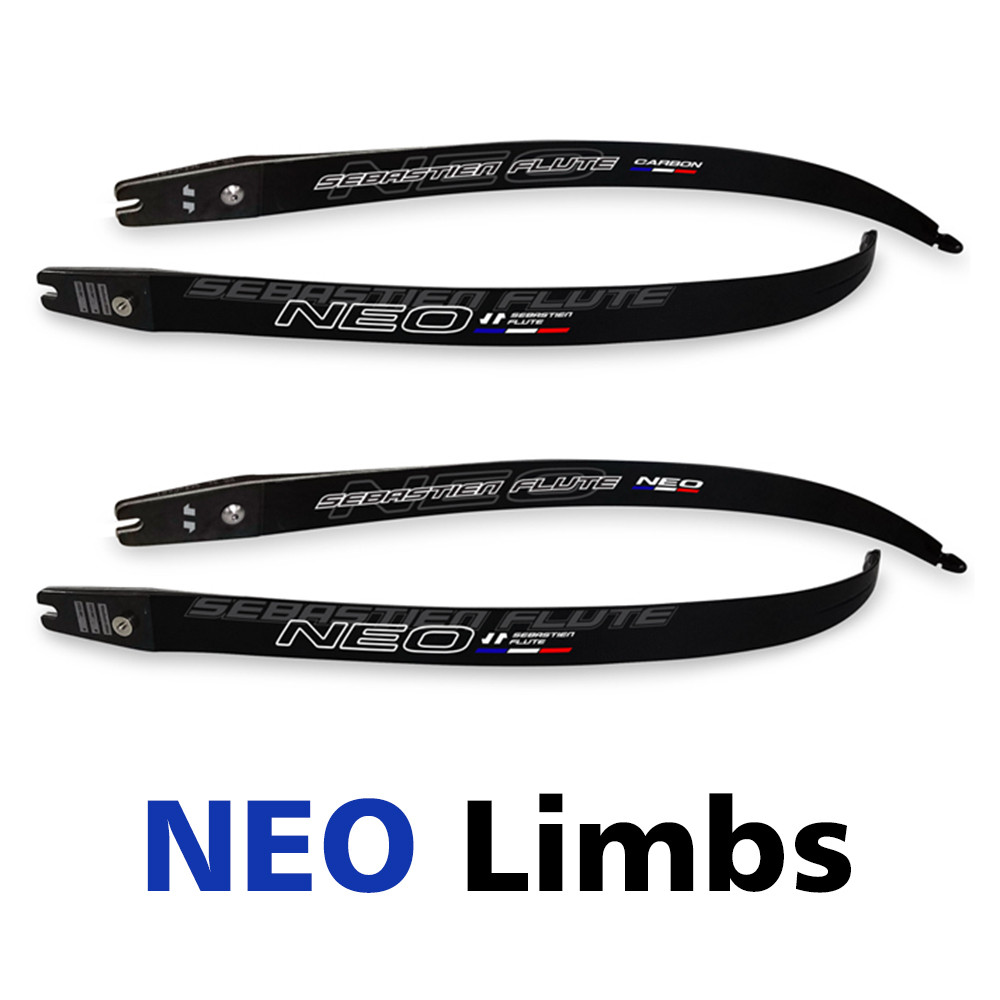 Sebastien Flute Archery NEO Limbs Wood Core Pultrusion Glass Available lengths for 25 inch riser