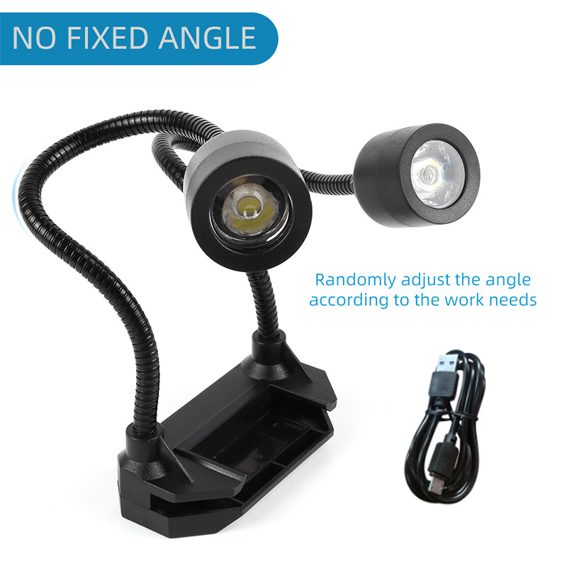 Lampu Iluminator Kepala Ganda LED Mikroskop untuk Lampu Mikroskop G1600 G1200 untuk Lampu Kamera Mik