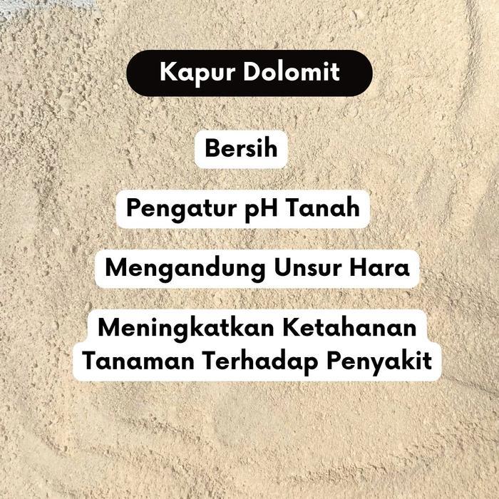 GARDEN" KAPUR DOLOMIT - PUPUK DOLOMIT UNTUK TANAMAN HIAS / DOLOMIT REPTIL