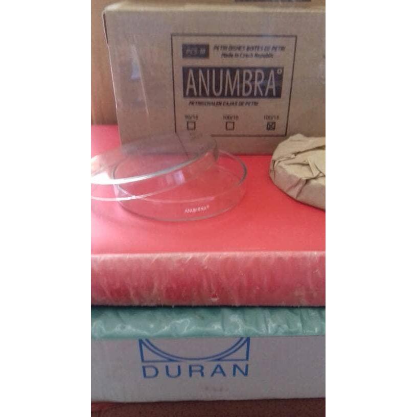 PETRI DISH / CAWAN PETRI, KACA, 100X15 MM. ANUMBRA