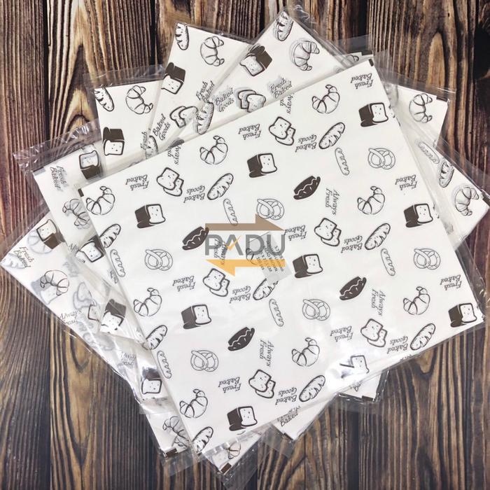 KERTAS NASI LAMINASI (27X27 CM) - MOTIF PRINTING - ANTI LENGKET